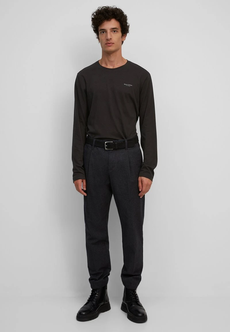 Marc O'Polo Langarmshirt - Black | Herren 2 Marc O'Polo Langarmshirt - Black | Herren – Bild 2