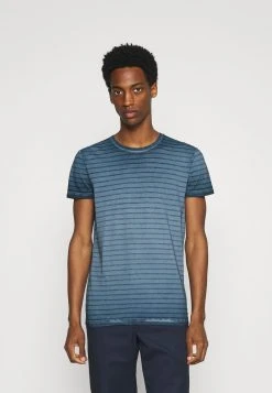 Marc O'Polo SHORT SLEEVE ROUND NECK AMERICAN SHOULDER - T-Shirt Print - Total Eclipse | Herren