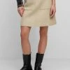 Marc O'Polo A SHAPE ATTACHED POCKETS SHORT LENGTH - A-Linien-Rock - Winter Wheat Melange | Damen