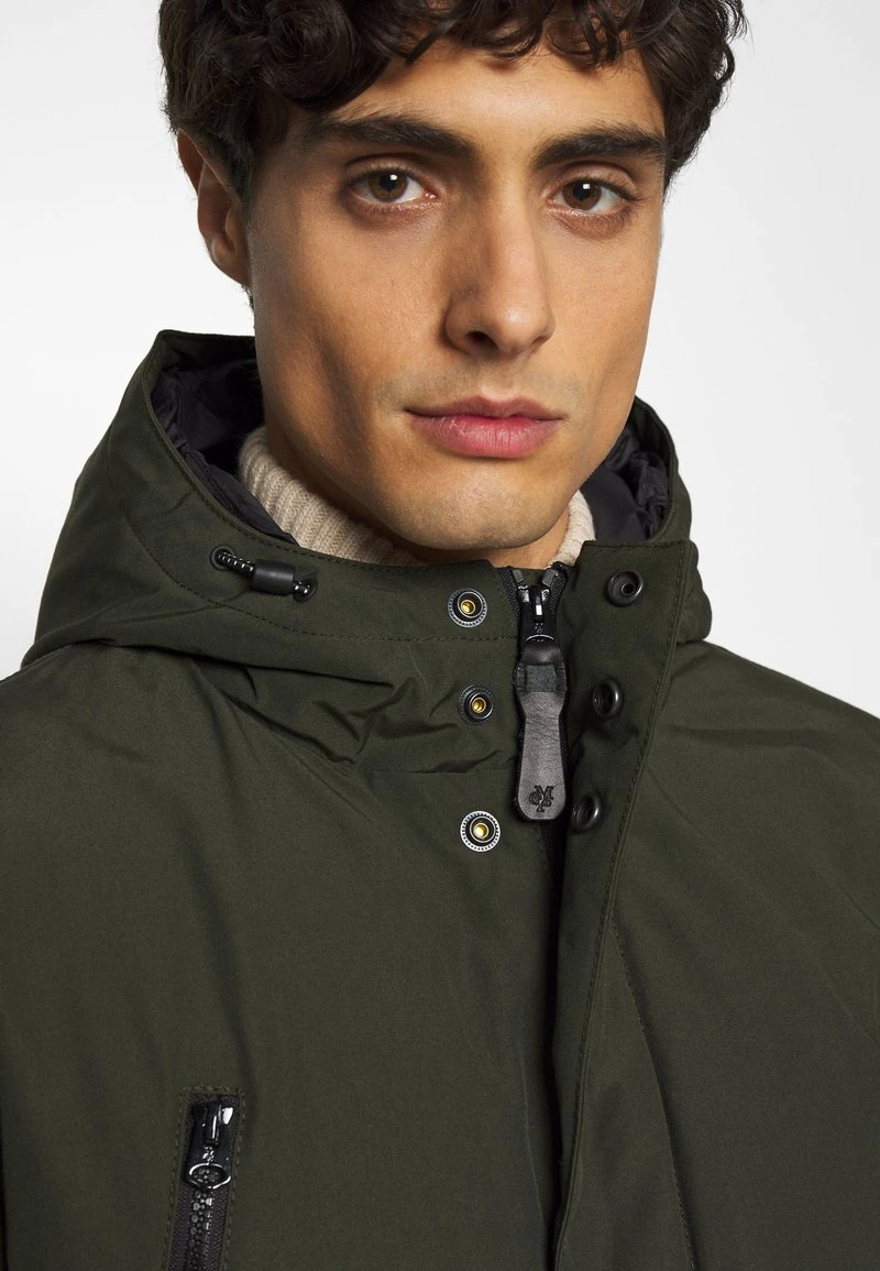 Marc O'Polo Herren Daunenmantel - Dark Green 8 Marc O'Polo Herren Daunenmantel - Dark Green – Bild 8