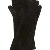 Marc O'Polo UNTERARMLANGE AUS FEINEM ZIEGEN-VELOURSLEDER - Fingerhandschuh - Black | Damen