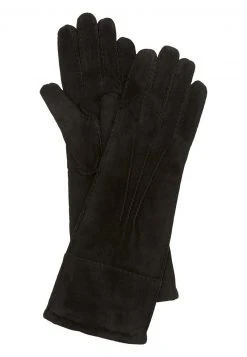 Marc O'Polo UNTERARMLANGE AUS FEINEM ZIEGEN-VELOURSLEDER - Fingerhandschuh - Black | Damen
