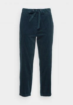Marc O'Polo PANTS TAPERED LEG FRENCH POCKETS CROPPED - Stoffhose - Breezy Sea | Damen