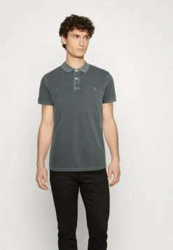 Marc O'Polo SHORT SLEEVE RIB DETAILS SLITS AT HEM - Poloshirt - Mangrove | Herren