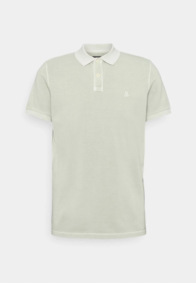Marc O'Polo SHORT SLEEVE RIB DETAILS SLITS AT HEM - Poloshirt - Pistachio Gray | Herren 4 Marc O'Polo SHORT SLEEVE RIB DETAILS SLITS AT HEM - Poloshirt - Pistachio Gray | Herren – Bild 4