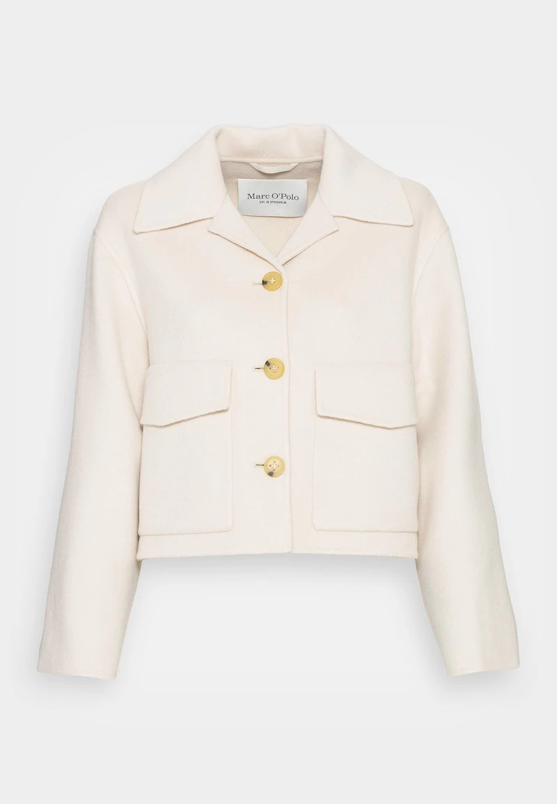 Marc O'Polo CROPPED JACKET TURN DOWN COLLAR FRONT BUTTONS - Leichte Jacke - Stone Powder | Damen 4 Marc O'Polo CROPPED JACKET TURN DOWN COLLAR FRONT BUTTONS - Leichte Jacke - Stone Powder | Damen – Bild 4