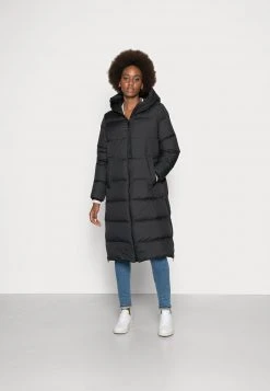 Marc O'Polo Damen PUFFER COAT FIX HOOD WELT POCKETS BACKPACK STRAPS - Daunenmantel - Black