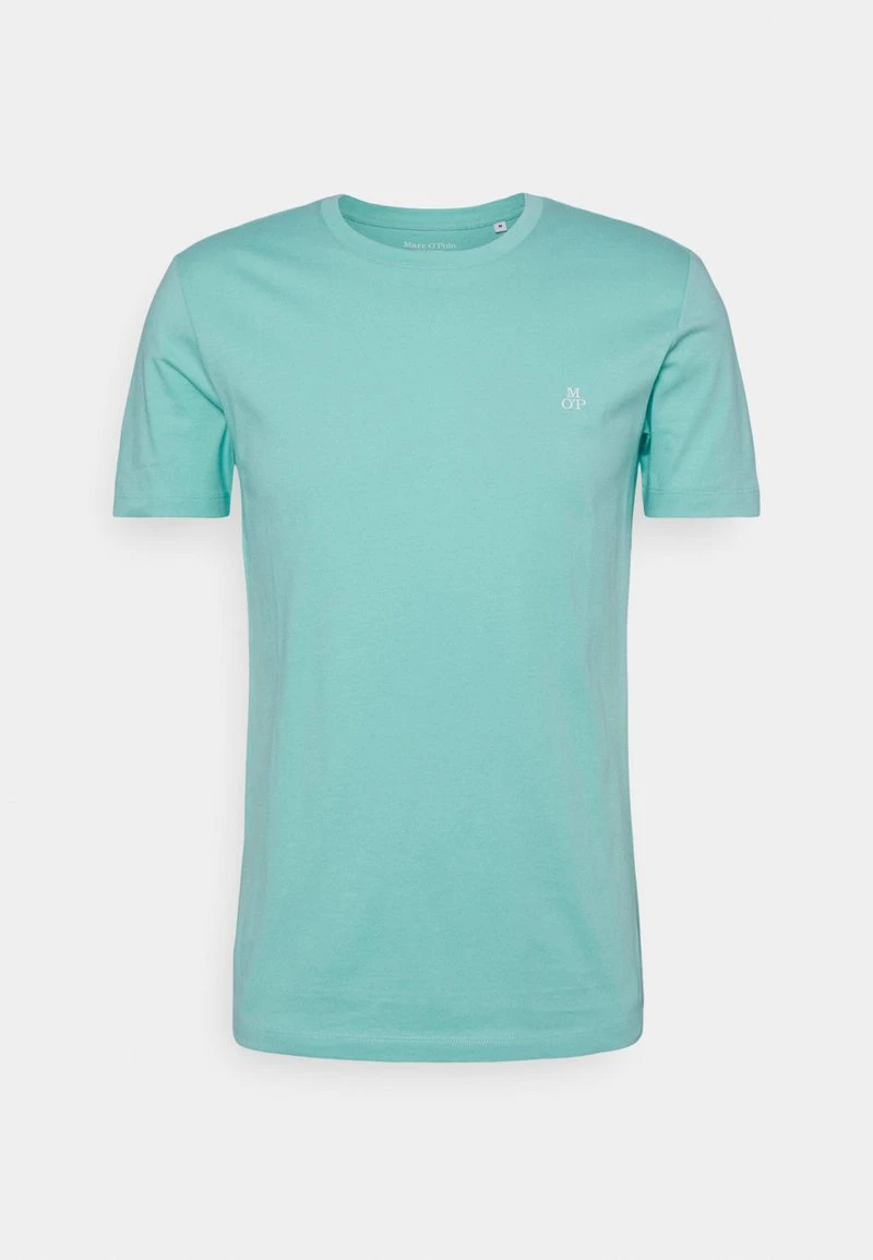 Marc O'Polo SHORT SLEEVE ROUND NECK CHEST - T-Shirt Basic - Turquoise | Herren 1 Marc O'Polo SHORT SLEEVE ROUND NECK CHEST - T-Shirt Basic - Turquoise | Herren