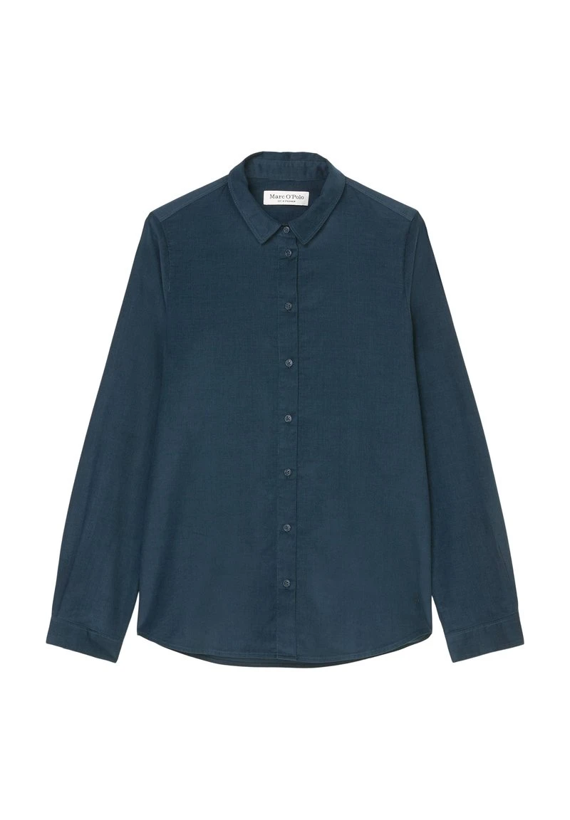 Marc O'Polo Damen SAMTIGER CORD-QUALITÄT - Hemdbluse - Breezy Sea 1 Marc O'Polo Damen SAMTIGER CORD-QUALITÄT - Hemdbluse - Breezy Sea