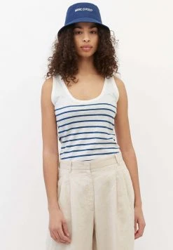 Marc O'Polo Damen SLEEVELESS - Top - Multi Blazing Blue