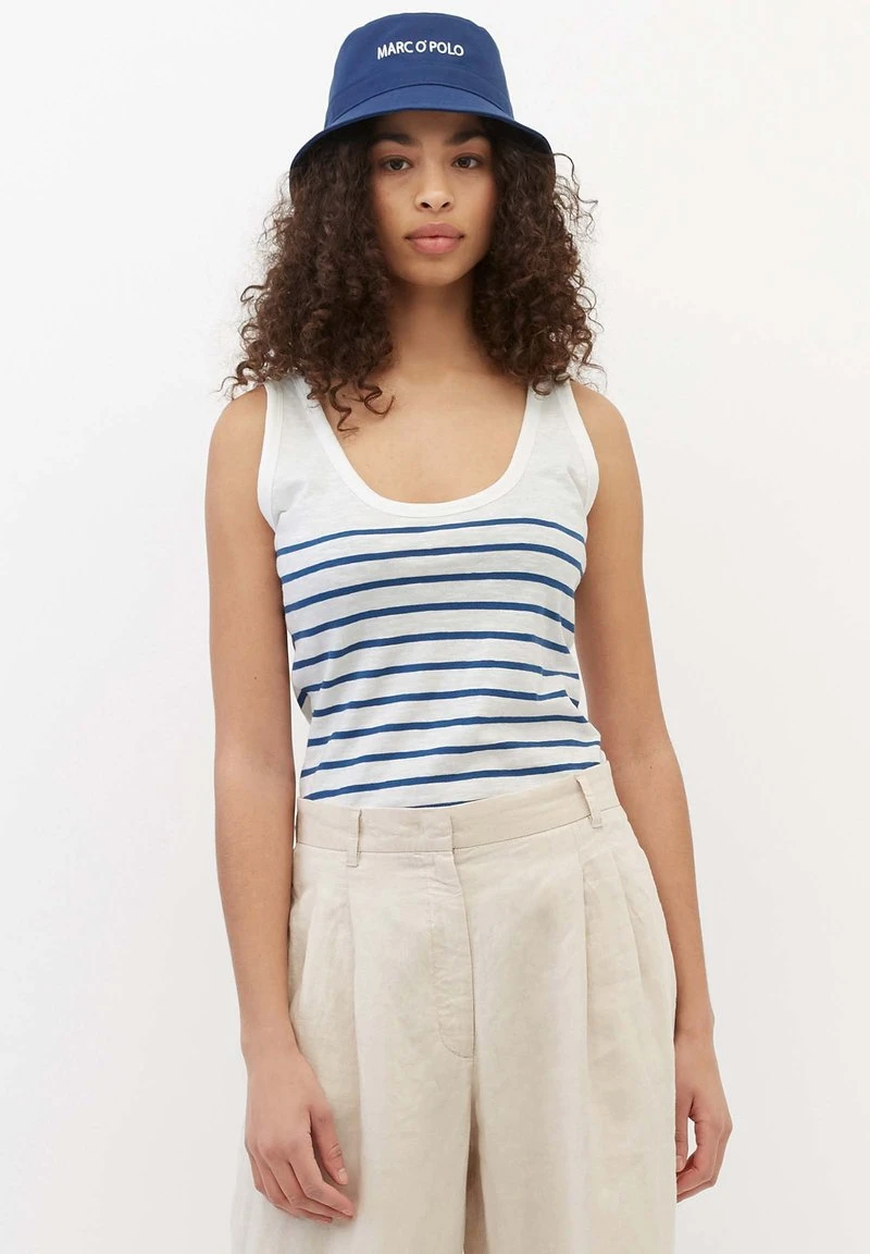 Marc O'Polo Damen SLEEVELESS - Top - Multi Blazing Blue 1 Marc O'Polo Damen SLEEVELESS - Top - Multi Blazing Blue