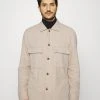 Marc O'Polo OVERSHIRT LONG SLEEVE TWO FLAP POCKETS - Jeansjacke - Multi/linen White | Herren