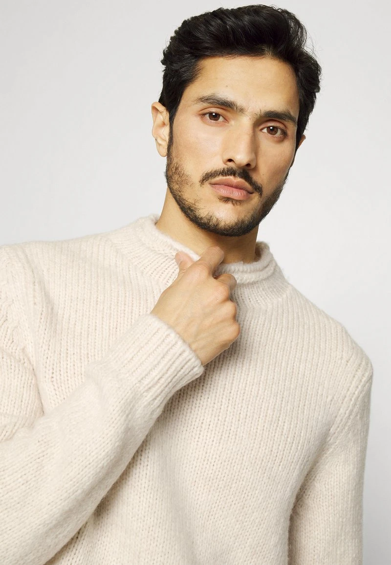 Marc O'Polo Strickpullover - Linen White | Herren 4 Marc O'Polo Strickpullover - Linen White | Herren – Bild 4