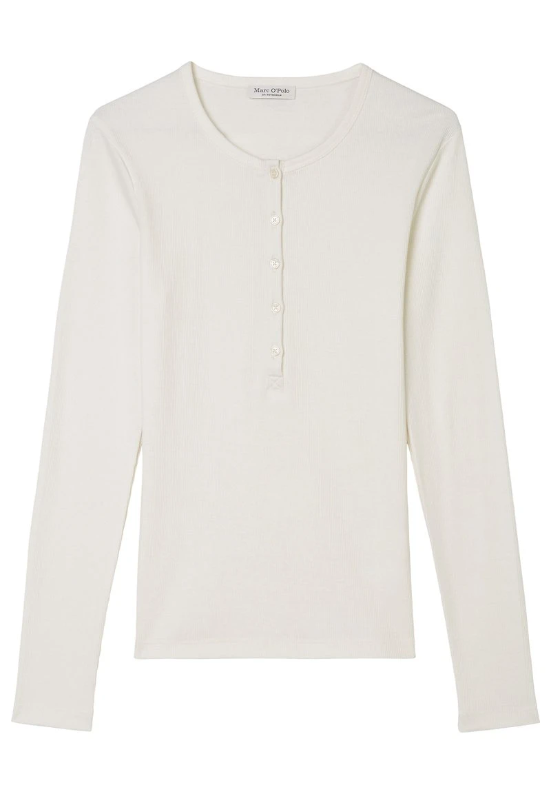 Marc O'Polo Damen LONGSLEEVE - Langarmshirt - White Cotton 6 Marc O'Polo Damen LONGSLEEVE - Langarmshirt - White Cotton – Bild 6