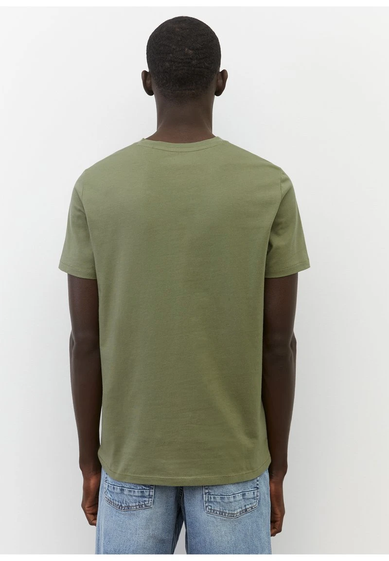 Marc O'Polo Herren T-Shirt Print - Olive 2 Marc O'Polo Herren T-Shirt Print - Olive – Bild 2