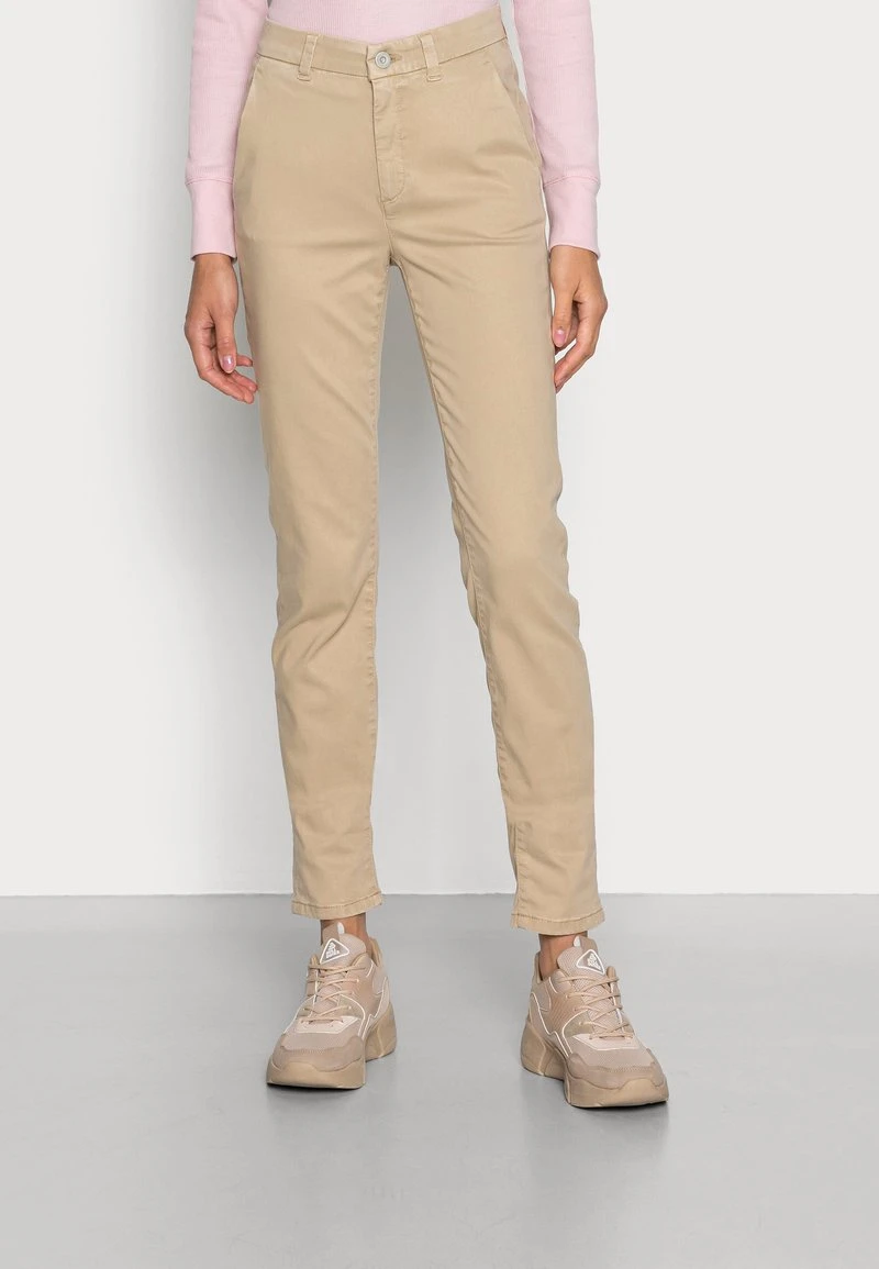 Marc O'Polo FRENCH POCKETS HIGH WAIST SLIM FIT REGULAR LENGTH - Chino - Stormy Sand | Damen 1 Marc O'Polo FRENCH POCKETS HIGH WAIST SLIM FIT REGULAR LENGTH - Chino - Stormy Sand | Damen