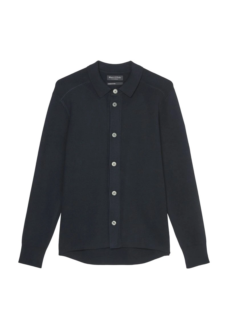 Marc O'Polo AUS KOMFORTABLEM BIO -MIX - Strickjacke - Dark Navy | Herren 6 Marc O'Polo AUS KOMFORTABLEM BIO -MIX - Strickjacke - Dark Navy | Herren – Bild 6