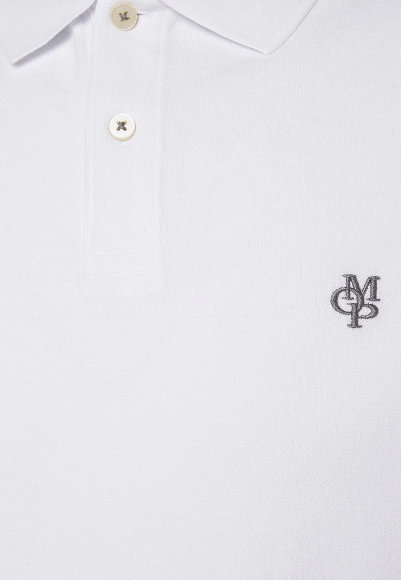 Marc O'Polo Herren SHORT SLEEVE BUTTON - Poloshirt - White 7 Marc O'Polo Herren SHORT SLEEVE BUTTON - Poloshirt - White – Bild 7