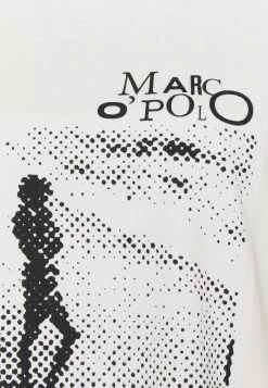 Marc O'Polo ROUND NECK SHORT SLEEVE - T-Shirt Print - Paper White | Damen -Marc O'Polo Verkäufe 10f9eff6fecf480e8116861781330ee2