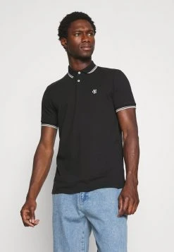 Marc O'Polo Herren SHORT SLEEVE CONTRAST TIPPING - Poloshirt - Black
