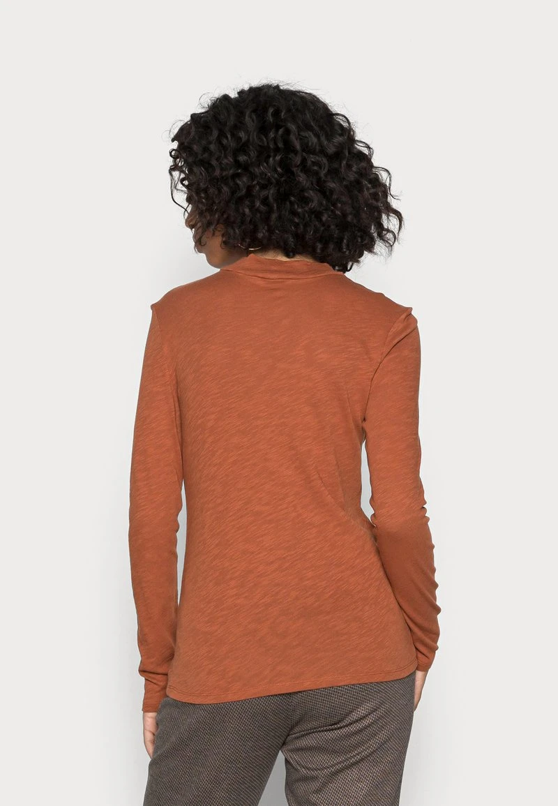 Marc O'Polo HIGH NECK LONG SLEEVE - Langarmshirt - Rustic Orange | Damen 3 Marc O'Polo HIGH NECK LONG SLEEVE - Langarmshirt - Rustic Orange | Damen – Bild 3