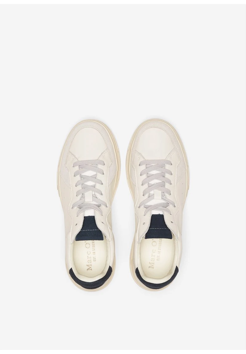 Marc O'Polo Herren SOFTEM RINDSLEDER - Sneaker Low - White/navy 2 Marc O'Polo Herren SOFTEM RINDSLEDER - Sneaker Low - White/navy – Bild 2