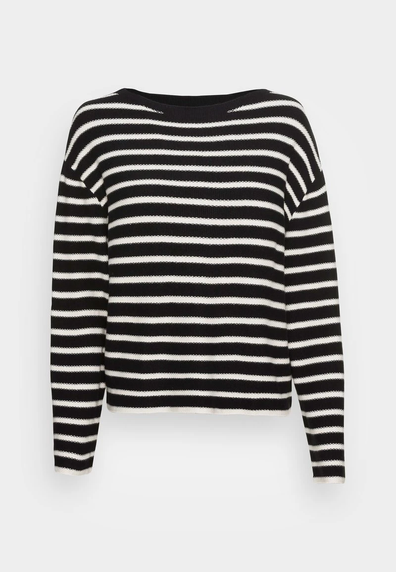 Marc O'Polo Damen LONGSLEEVE MODERN WIDE FIT RICE CORN STRUCTURE - Strickpullover - Multi/black 4 Marc O'Polo Damen LONGSLEEVE MODERN WIDE FIT RICE CORN STRUCTURE - Strickpullover - Multi/black – Bild 4