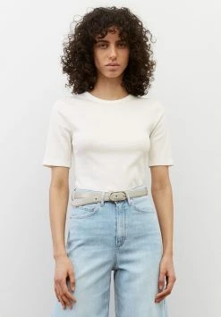 Marc O'Polo T-Shirt Basic - White Cotton | Damen