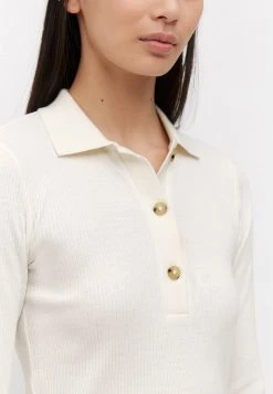 Marc O'Polo RIPP-LONGLSEEVE - Poloshirt - White Cotton | Damen 2 Marc O'Polo RIPP-LONGLSEEVE - Poloshirt - White Cotton | Damen -Marc O'Polo Verkäufe 159c9ddf57ba4bccb4b0cd64d904898c
