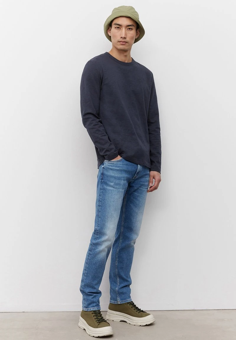 Marc O'Polo SOFTER SLUB - Langarmshirt - Dark Navy | Herren 5 Marc O'Polo SOFTER SLUB - Langarmshirt - Dark Navy | Herren – Bild 5