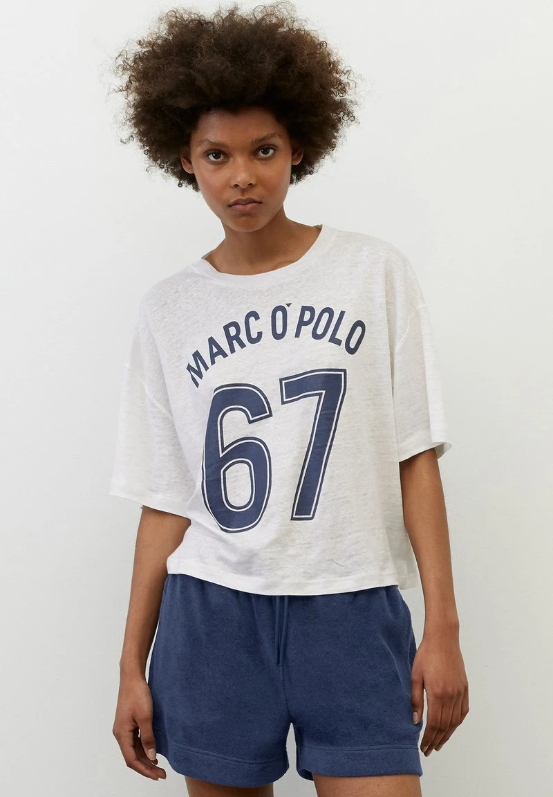 REINEM - T-Shirt print - white Marc O'Polo Damen REINEM - T-Shirt Print - White -Marc O'Polo Verkäufe 187429db77784c33b00ba3c9118b936a