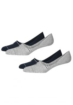 Marc O'Polo Damen 4 PACK - Füßlinge - Navy Grey