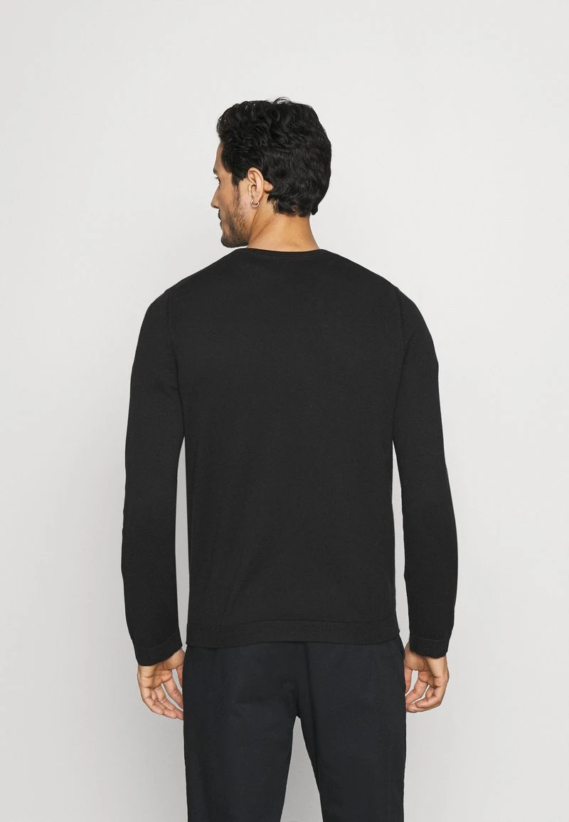 Marc O'Polo CREW NECK - Strickpullover - Black | Herren 3 Marc O'Polo CREW NECK - Strickpullover - Black | Herren – Bild 3