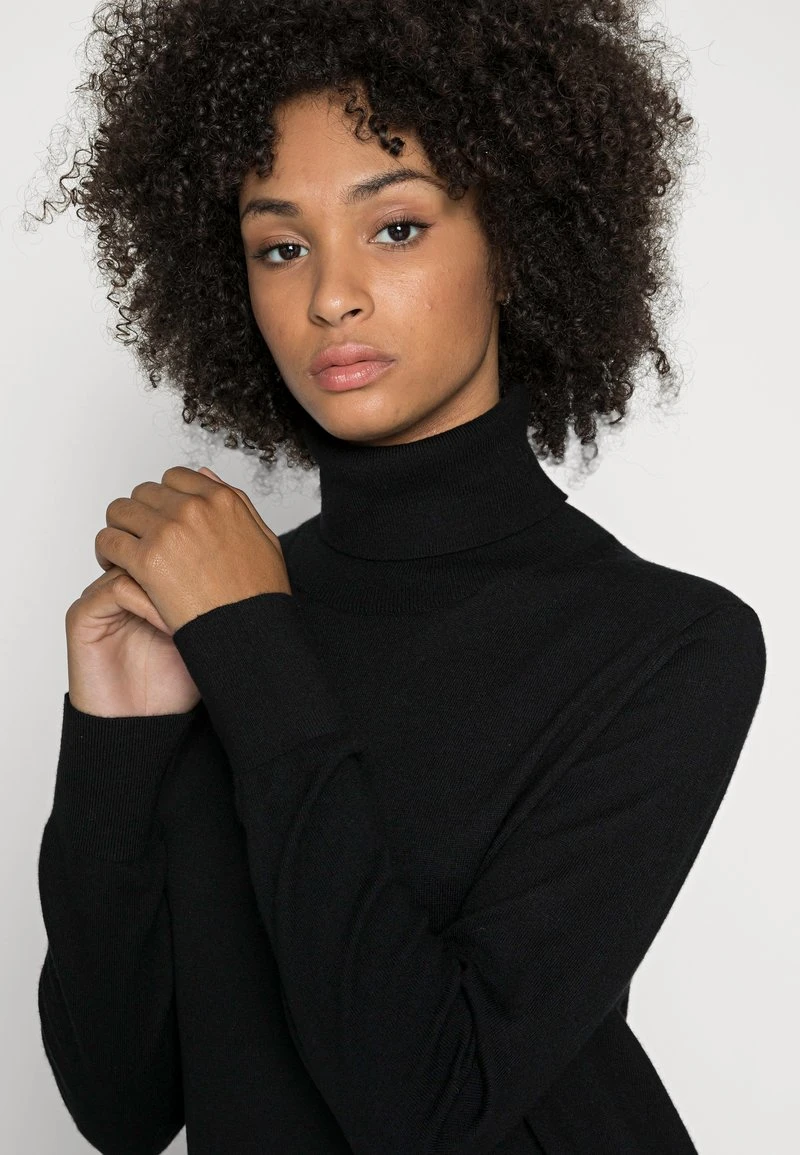 Marc O'Polo HEAVY DRESS LONGSLEEVE TURTLE NECK - Strickkleid - Black | Damen 5 Marc O'Polo HEAVY DRESS LONGSLEEVE TURTLE NECK - Strickkleid - Black | Damen – Bild 5