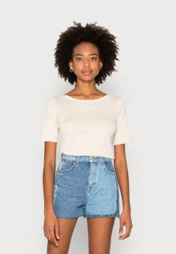Marc O'Polo SHORT SLEEVE BOAT NECK - T-Shirt Basic - Dusty Field | Damen
