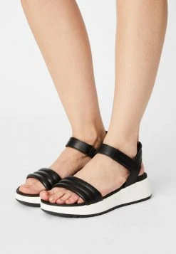 Marc O'Polo SPORTY - Plateausandalette - Black | Damen