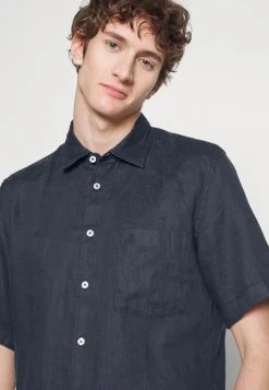 Marc O'Polo KENT COLLAR SHORT SLEEVE ONE CHEST POCKET - Hemd - Dark Navy | Herren -Marc O'Polo Verkäufe 1d3bd6f547eb40058befd6df48055eca