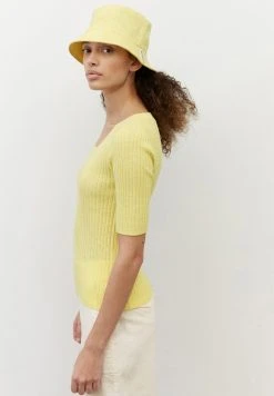 Marc O'Polo Damen T-Shirt Basic - Lemon Sorbet -Marc O'Polo Verkäufe 1dbd944007214c19a1ada82adc5c59c7