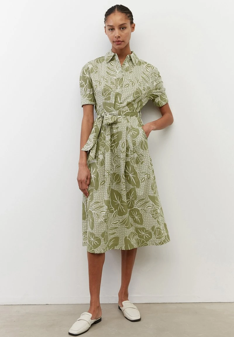 Marc O'Polo Damen PAPERTOUCH POPELINE - Blusenkleid - Light Green 5 Marc O'Polo Damen PAPERTOUCH POPELINE - Blusenkleid - Light Green – Bild 5