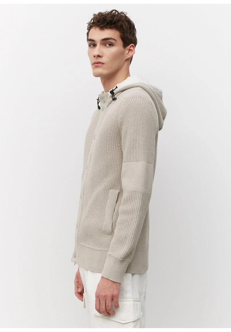 Marc O'Polo Strickjacke - Gray Silk | Herren 4 Marc O'Polo Strickjacke - Gray Silk | Herren – Bild 4