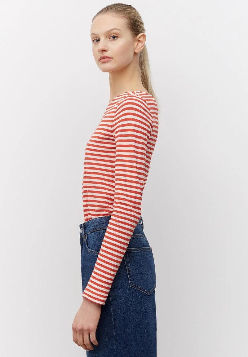BOAT NECK - Langarmshirt - bloody orange Marc O'Polo BOAT NECK - Langarmshirt - Bloody Orange | Damen -Marc O'Polo Verkäufe 21540854bb0d4b3987ade839a5a46fcd