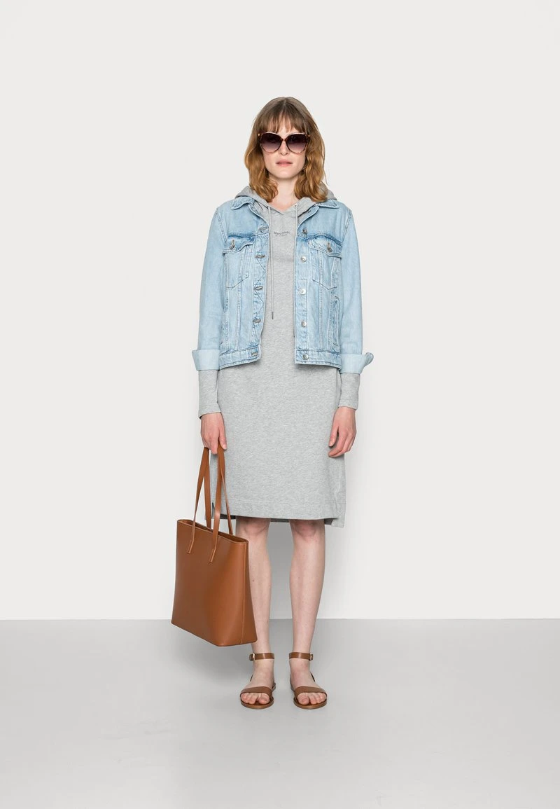 Marc O'Polo Freizeitkleid - White Grey Melange | Damen 2 Marc O'Polo Freizeitkleid - White Grey Melange | Damen – Bild 2