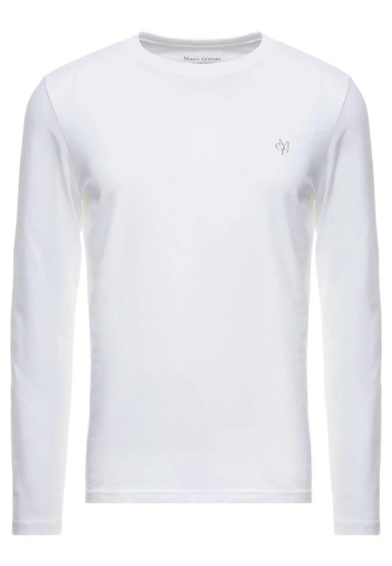 Marc O'Polo Herren LONG SLEEVE ROUND NECK - Langarmshirt - White 4 Marc O'Polo Herren LONG SLEEVE ROUND NECK - Langarmshirt - White – Bild 4