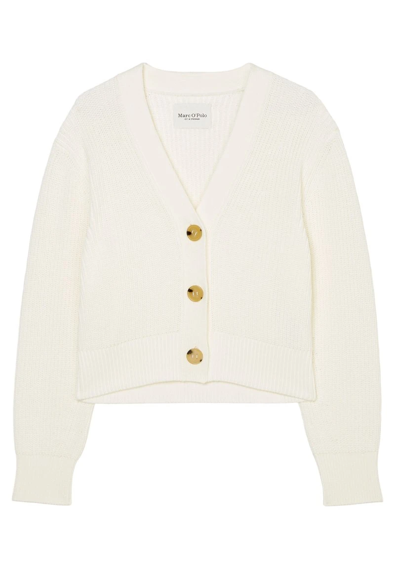 Marc O'Polo Strickjacke - White Cotton | Damen 6 Marc O'Polo Strickjacke - White Cotton | Damen – Bild 6