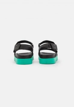 Marc O'Polo SINA - Plateausandalette - Black/green | Damen -Marc O'Polo Verkäufe 221a91652af04a2189294b6959ac2794