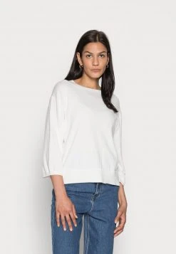 Marc O'Polo 3 4 SLEEVE ROUND-NECK - Strickpullover - White Sand | Damen