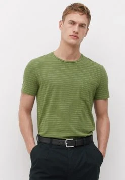 Marc O'Polo T-Shirt Print - Multi English Moss | Herren