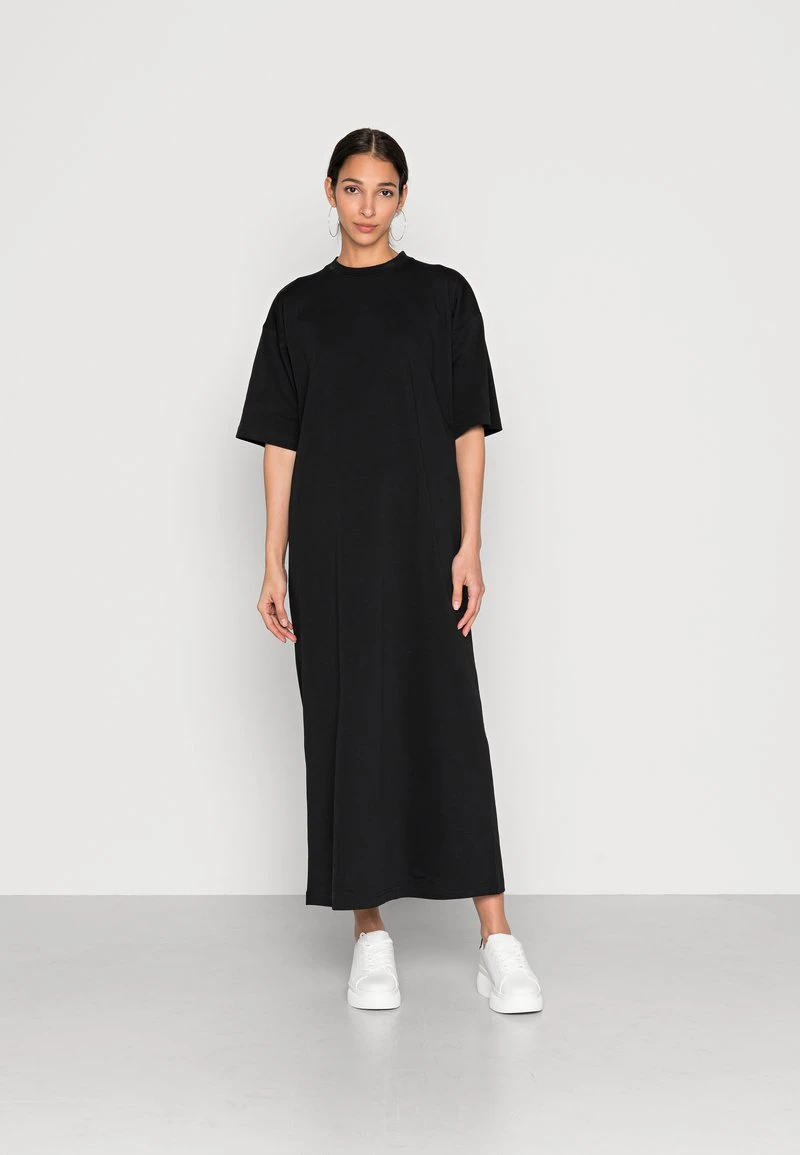 Marc O'Polo Damen DRESS ROUND NECK PRINT AT BACK - Jerseykleid - Black 3 Marc O'Polo Damen DRESS ROUND NECK PRINT AT BACK - Jerseykleid - Black – Bild 3