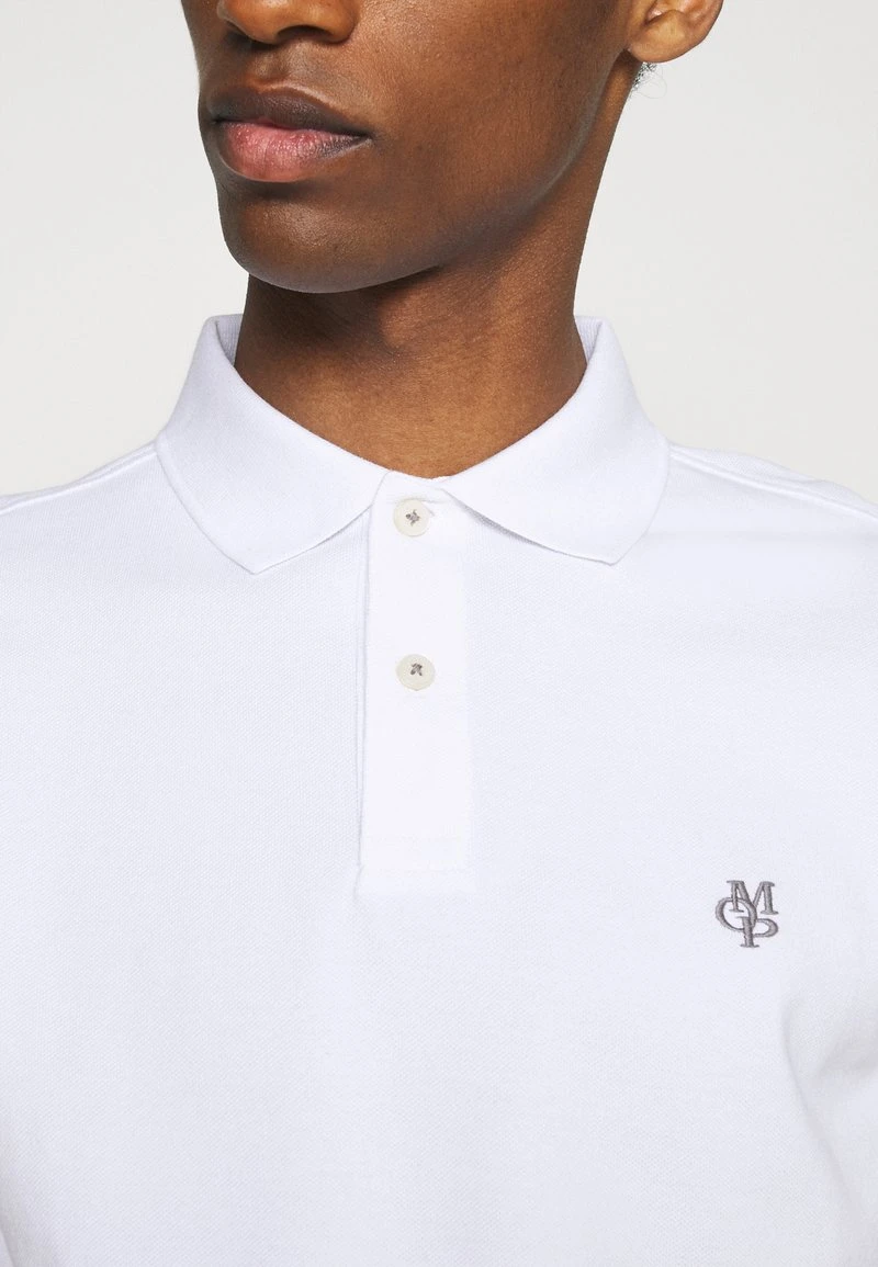 Marc O'Polo Herren SHORT SLEEVE BUTTON - Poloshirt - White 5 Marc O'Polo Herren SHORT SLEEVE BUTTON - Poloshirt - White – Bild 5