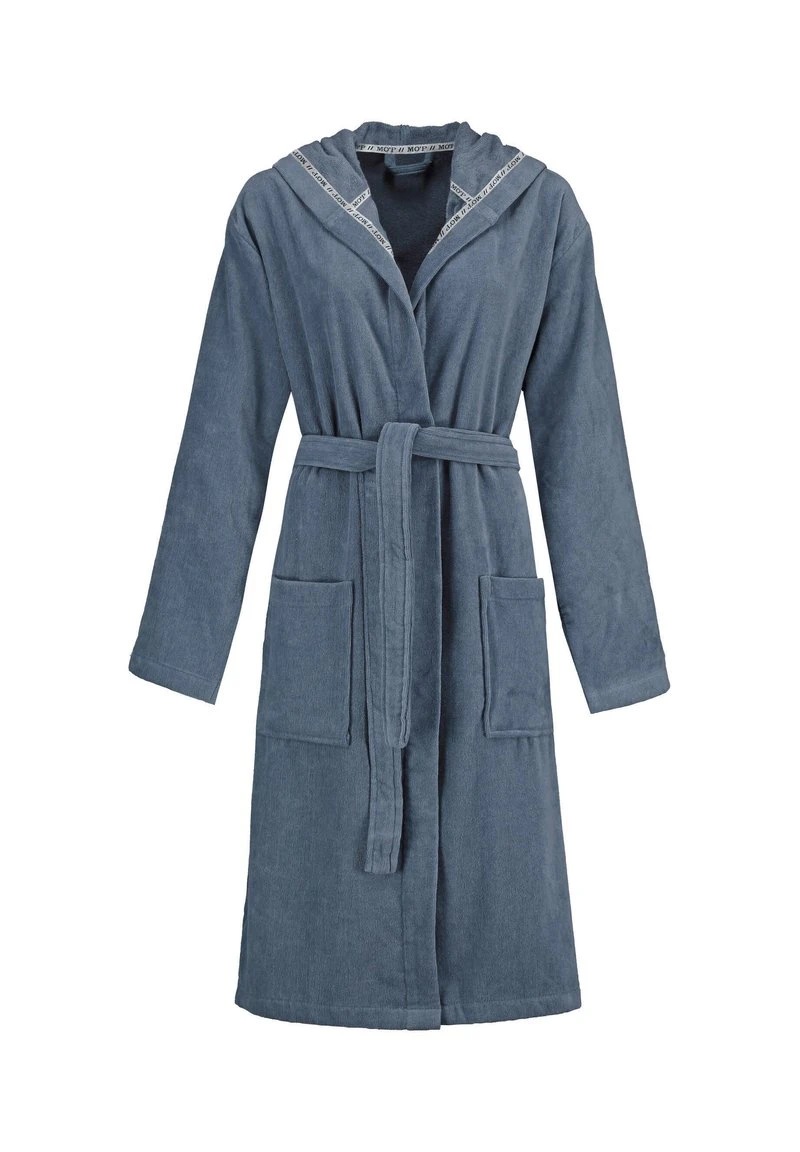 Marc O'Polo Bademantel - Stoned Blue | Herren 1 Marc O'Polo Bademantel - Stoned Blue | Herren